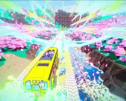 Denshattack! Review – Kickflipping Trains in Dystopian Japan Is Wildly Fun