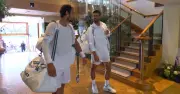 Djokovic and Safiullin Share Light-Hearted Moment Before Wimbledon Clash