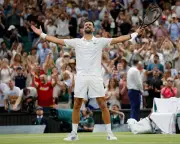 Djokovic outlasts Auger-Aliassime in Wimbledon epic to set up Sinner semi-final