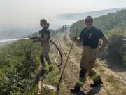 Dovestone moorland fire: Firefighters to remain until weekend