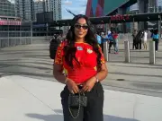 DR Congo Captain's WAG Sofia Mbemba Turns Heads Ahead of England World Cup Clash
