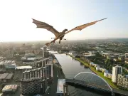 Dragon Spotted Over Glasgow Ahead of Commonwealth Games