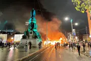 Dublin Stabbing Triggered Rioting with Buses and Trams Set Alight