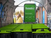 Dunelm's Boho Peacock Parasol Brings Sparkle to Gardens for £100