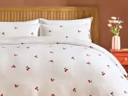Dusk Slashes £15 Off Cherry Printed Bedding Set in Summer Sale