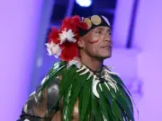 Dwayne Johnson Unbuttons Shirt, Performs at Live-Action Moana Premiere