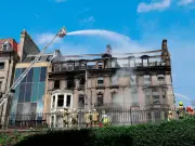 Edinburgh Princes Street Closed Until August After Fire at Former Debenhams