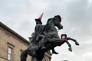 Edinburgh Warns Against Statue Coning Trend Citing Safety Hazard