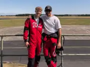 Emmerdale Stars Complete Wing Walk for Co-Star's Children's Usher Syndrome