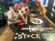 England Fans Brave Rain for World Cup Match Against Mexico at Newcastle's STACK