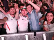 England Fans Celebrate Epic Mexico Victory in Street Parties After All-Nighter