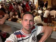 England fans sing 'Don't Take Me Home' after World Cup win over Mexico