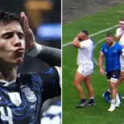 England rugby star mocks Argentina with Enzo Fernandez-inspired celebration