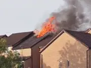 Fire Breaks Out at Glasgow Home, Flames Tear Through Roof in Summerston