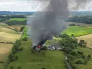 Fire Crews Tackle Major Blaze at Farm Building in Kirkintilloch