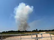 Fire Erupts Near Windmill Animal Farm in Burscough, Lancashire