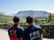 Firefighters Battle Dovestone Reservoir Blaze for Days After Arson Arrest