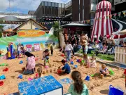 Free beach pops up in Stockport for school holidays