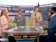 Gabby Logan Warns Micah Richards Over Salford Jibe on BBC World Cup Final Coverage
