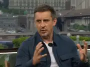 Gary Neville leaves ITV panel in stitches with Trump joke after Messi miss