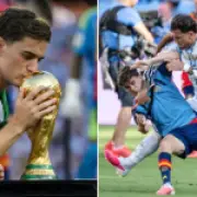 Gavi responds to being punched by Leandro Paredes after World Cup final
