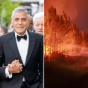 George and Amal Clooney evacuate French home as wildfires rage