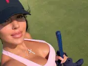 Georgina Rodriguez's skin-tight golf outfit sparks fierce debate online
