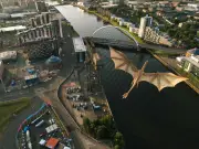 Giant Dragon Soars Over Glasgow Ahead of Commonwealth Games