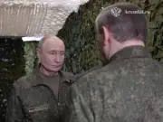 Glum Putin Looks Baffled in Camo Bunker Tunnel During Frontline PR Stunt