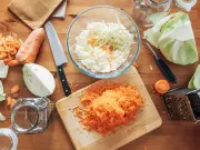 Grandma's Secret for Tastier Coleslaw: Finely Chop Ingredients