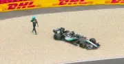Hamilton Takes Out Russell in Belgian GP First-Lap Chaos