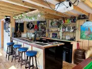 Hampshire garden pub built from recycled materials in Pub Shed of the Year final
