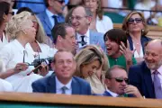 Hannah Waddingham, Jodie Foster, Sam Mendes at Wimbledon Day 13