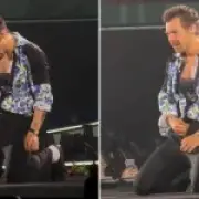 Harry Styles’ Wardrobe Malfunction Gives Fans ‘Free View of Package’