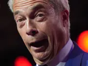Heckler crashes car seconds after shouting abuse at Nigel Farage