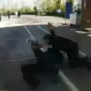Hero Officer Tackles Man with Lighter at Petrol Station, Averts Explosion