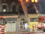 Historic Edinburgh Building Engulfed by Flames in Early Morning Blaze
