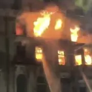 Historic Edinburgh Debenhams Building Engulfed by Huge Fire