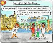 How Is Pauline Hanson's UK Trip Going Down With Locals?