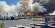 Huge Fire Erupts Near Bordeaux Airport, Smoke Fills Sky