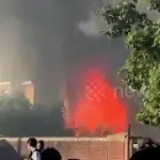 Huge Fire in Walthamstow Forces Evacuations, Disrupts Rail Service