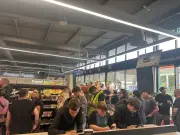 Huge queues at Prescot SpudBros opening as 100 free potatoes given away