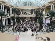 Hundreds Queue for P.Louise Superstore Opening at Trafford Palazzo