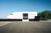 I drove the new Range Rover Sport Electric through a plane at Goodwood