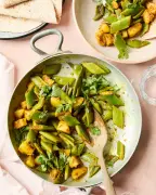 Indian-Style Runner Bean Sabzi and Thoran Recipes by Maunika Gowardhan
