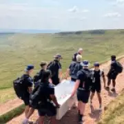 Influencer apologises after rugby team removes bath left on Pen y Fan