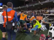 Italy's Marco Riccioni sent off after substitution in brawl vs Australia
