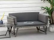 Jealous Shopper Orders Outsunny 2-in-1 Garden Sofa After Spotting Neighbour's