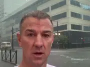 Joe Hart Drenched in Monsoon Rain Ahead of World Cup Final in New York