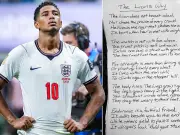Jude Bellingham shares handwritten letter with poem after England's World Cup exit